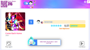 Just Dance Now scoring screen