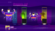 Just Dance 2017 coach selection screen (8th-gen, camera)