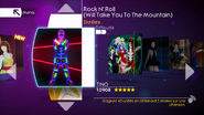 Rock n’ Roll (Will Take You to the Mountain) on the Just Dance 4 menu (Wii/PS3/Wii U)