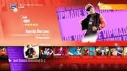 Turn Up the Love (Fanmade Version) on the Just Dance 2018 menu (updated assets)