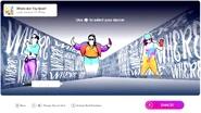 Just Dance 2019 coach selection screen (8th-gen)