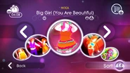 Jd2bgyrb.png (913 KB) Big Girl (You Are Beautiful) on the Just Dance 2 menu