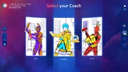 Just Dance 2024 Edition coach selection screen (August 23, 2024)