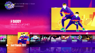 Daddy (Father/Son Version) on the Just Dance 2017 menu (8th-gen)