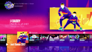 Father/Son Version on the Just Dance 2017 menu (8th-gen)