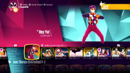 Hey Ya! on the Just Dance 2018 menu