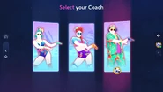 Just Dance 2023 Edition coach selection screen