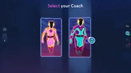 Just Dance 2023 Edition coach selection screen