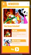 Just Dance Now release newsfeed (along with Mini Yo School)