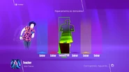 Just Dance 2018 coach selection screen