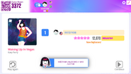 Just Dance Now scoring screen (2020 update)