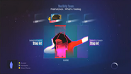 Just Dance 2014 coach selection screen (camera)