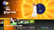 Super Trouper on the Just Dance 2017 menu