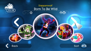 Born To Be Wild on the Just Dance: Summer Party menu