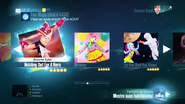 Holding Out for a Hero on the Just Dance 2015 menu