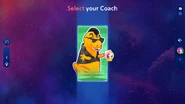 Just Dance 2024 Edition coach selection screen (outdated)