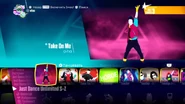 Takeonme jd2018 menu.png (862 KB) Take On Me on the Just Dance 2018 menu