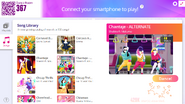 Chantaje (Subway Version) on the Just Dance Now menu (2020 update, computer)