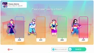 Just Dance 2020 coach selection screen (camera)