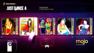 Good Girl on the Just Dance 4 menu (Xbox 360)