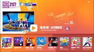 Mi Mi Mi (Sassy Version) on the Just Dance Now menu (2017 update, computer)