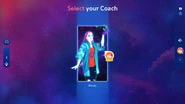 Just Dance 2024 Edition coach selection screen