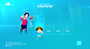 Just Dance 2019 coach selection screen (7th-gen)
