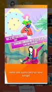 Just Dance Now release notification (along with Karaoke Forever - Future Underworld Mix (卡拉永远OK))