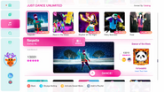 Rasputin on the Just Dance 2020 menu