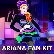 Sofia on the promotional image for the Ariana Grande fankit
