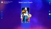 Just Dance 2025 Edition coach selection screen