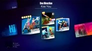 Just Dance 2014 routine selection screen (Xbox One)