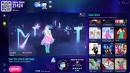 Love You Like A Love Song on the Just Dance Now menu (2024 update, computer)
