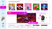 Maps on the Just Dance 2019 menu
