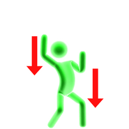 Beta pictogram 16 (the right arm is positioned differently)