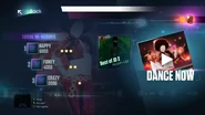 Just Dance 2015 routine selection screen