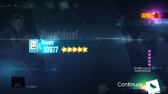 Just Dance 2015 scoring screen