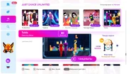 Tetris on the Just Dance 2019 menu