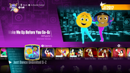 From The Emoji Movie on the Just Dance 2018 menu