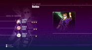 Just Dance 2017 routine selection screen