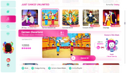 Carmen (Overture) on the Just Dance 2020 menu