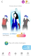 Just Dance Now coach selection screen (2020 update, phone)