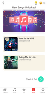 Just Dance Now release newsfeed (along with Bring Me to Life)