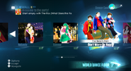 Don’t Worry Be Happy on the Just Dance 2015 menu