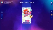 Just Dance 2025 Edition coach selection screen