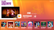 Katti Kalandal on the Just Dance Now menu