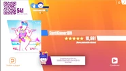 Just Dance Now scoring screen (2017 update)