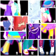 C4 on a coach-naming game promotional image (along with Heart of Glass, TiK ToK, Frost, Step by Step, Maybel, Alec, Dooggy Doug, Barbra Streisand, What You Waiting For?, Da Funk (P2), Jump (P2), and Oh No!)[8]