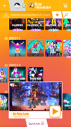Un Poco Loco on the Just Dance Now menu (2017 update, phone)