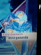 World Dance Floor bug 1 (Translation: "This dancer is winning")